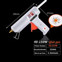 글루건 DIY 핫 멜트 산업용 전기 실리콘 총 글루 스틱 열 수리 도구, [03] 120W, [02] EU