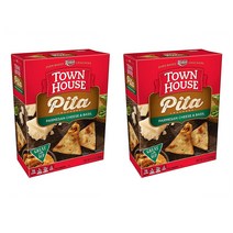키블러 타운하우스 피타 크래커 269g 2팩 파마산 바질 Keebler Town House Pita Crackers Parmesan