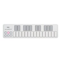 KORG Korg Classic USB MIDI 키보드 Nanokey2 WH White Music Production DTM Compact Design 포장 소프트웨어 라이센스 25 키를 포함하여 이상, 상품명참조, 상품명참조