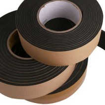1개배송 EVA 단면 스폰지테이프 흑색 폭 30MM 두께1MM 단면폼테이프 완충테이프