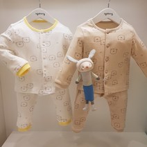 아가방 22겨울 베이비페어! 맨피부에 부드럽게 부담없이 면 100% 뽀송해 무형광 유아 상하세트! 신생아 내의부터 토들러 내복까지 입기 딱 좋아 상하복! 놀이복 쵝 추천