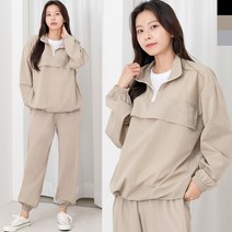 쿨 반지퍼 조거 팬츠 트레이닝 상하 세트 츄리닝 여성 여자 옷
