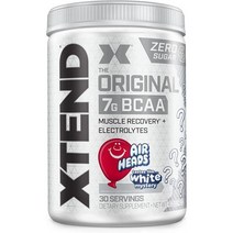 엑스텐드 오리지널 BCAA 제로슈가 에어헤드 화이트 미스테리 405g, 1개
