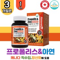 대용량 캐나다 직수입 프로폴리스 1박스 네추럴라이즈 아연 비 프로 플로 폴리 폴리스 플라보노이드 목이칼칼할때 목이물감 면역력높이는 목관리 구강 잔기침 환절기 항산화 영양제 효능 추천 식품 BEE PROPOLIS