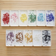 미유키 글라스비즈 MIX 11컬러 10g 유리비즈, 블루10g