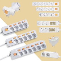 국산 멀티탭 4구 5구 6구 1.5m 3m 개별 통합형 통합 절전형 안전 절약 멀티 콘센트, 통합절전형 멀티탭, 01.통합절전형 4구 1.5m
