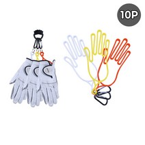 2ir2g 장갑 걸이 골프 장갑 건조대 대량 10P 단체선물 판촉물 장갑보관 걸이 장갑말리기 장갑홀더, ◐옐로우★⊙