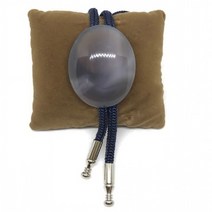 그레이 원석 남성 루프타이 볼로타이 줄 끈 넥타이