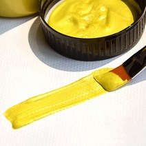 골드 금색 금분 페인트 커스텀 금분칠 불상용 아크릴 물감 방수 칼라 용량 다양 메탈릭, 진주빛 노란색, 1개