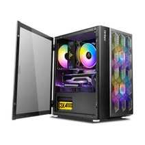안텍 NX200M RGB MESH 강화유리 미니타워 케이스, 1개, 선택하세요