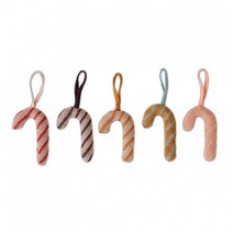 북유럽 오이오이 OYOY 크리스마스 Sugar Canes 장식 5 pack multi
