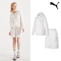 [PUMA] 푸마스포츠 우븐 트랙수트 여성 화이트