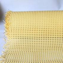 라탄케인 바구니 라탄 원단 40cm PE 플라스틱 등나무 웨빙 롤 지팡이 고리 버들 시트 의자 테이블 가구 수, 01 yellow_04 40x60cm