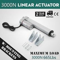 리니어액추에이터 소형 665 Ibs 3000N 4-18 인치 전기 모터 선형 액추에이터 DC 12V 미리메터/초 Lectric, 05 150mm 6 inch_01 2000N 8mms