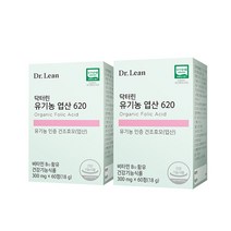 닥터린 유기농 엽산 620, 2개, 60정, 60정