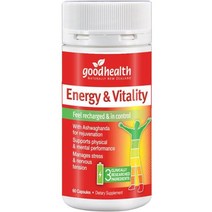 뉴질랜드 굿헬스 Good Health 에너지 & 바이탈리티 60캡슐, 1팩