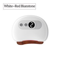 진동운동기구 파워플레이트 덜덜이 쉐이크보드 전기 스크래핑 보드 레드 비안 스톤 핫 압축 고주파 진동 페이셜 리프팅 이완 guasha 마사지, 레드 바이안스톤