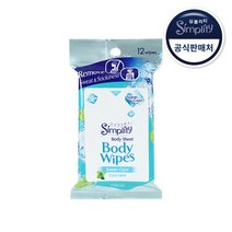 심플리티 순한 바디 시트 슈퍼 쿨 민트 12매, 없음