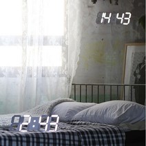 지성INC 국산 루나리스 3D LED 벽시계 38cm 아답터 포함, 화이트, 대리석전용브라켓