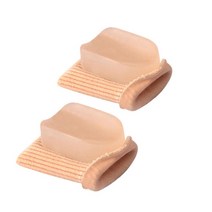 발가락 용 2 pcs 외반 외반 교정기 실리콘 붕대 외반 교정 엄지 큰 발가락 분리기 발 관리 도구, 2개