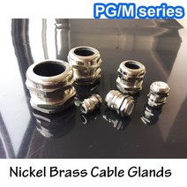 케이블글랜드 1 개몫 니켈 황동 금속 ip68 방수 케이블 글 랜드 커넥터 3-44mm 케이블 용 와이어 글 랜드 고품질, 5-10mm용 m18