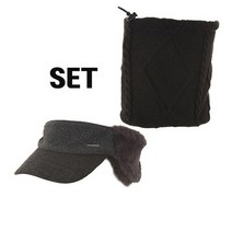 밀레MILLET 썬캡 넥게이터 세트 MPMWC521_P315483126, D/GREY(19)/FRE