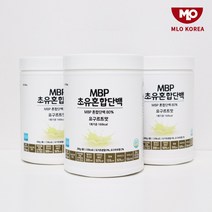엠비피 유단백 MBP 가루 락토페린 초유 프로틴 콜로스트럼 BCAA 류신 파우더 근육 뼈 보충제, 요구루트맛, 3통