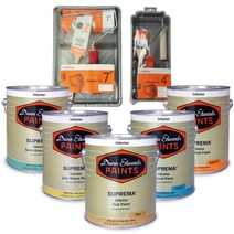 [던에드워드] 슈프리마 (무광 벨벳광 계란광 저광 반광) 1QT (약1L) + 도구세트, (단품) 슈프리마 반광 1L