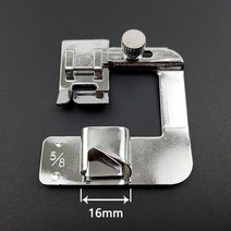 1Pcs Hemming Presser Foot 재봉틀 부품 압착 프레스 피트 형제 가수 압연 된 밑단 액세서리 9mm-25mm, 03 16mm