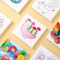 어린이 유치원 그림 액자만들기 도안 색칠하기 DIY 10종, 연꽃오리