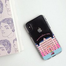 [바보사랑] 부다페스트 클리어 케이스(아이폰14시리즈), 적용모델/색상:아이폰14플러스/크로키호텔퍼퓸, 상세 설명 참조