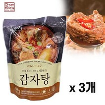 V 참스토리 감자탕 1kg 3개 / 캠핑 자취 즉석국 간편 요리 집들이 뼈해장국, 상세페이지 참조