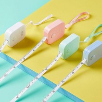 DELI 델리 휴대용 미니 줄자 피팅 센치 인치줄자, 화이트(79652)