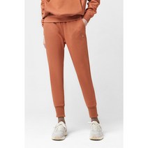 아키클래식 동아쇼핑점 특가!! 여성 날씬핏 트레이닝 바지 아이콘로고 조거팬츠 기모 체리브라운 AKAKFW301339