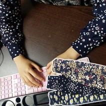 오렌지라임 #작업토시 사무실 토시 잡화 팔토시 암워머 천마스크 캐쥬얼요술버선, 샤랄라1개_랜덤