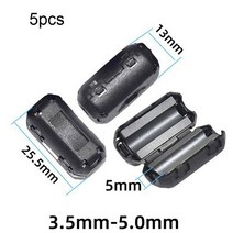 니켈 아연 페라이트 노이즈 필터 코어 EMI RFI 소프트 자석 토로이달 13mm 5mm 5x3.5mm 9mm, 02 5mm