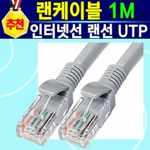 [알전산] 가정 사무실 학교 기업 관공서 서버구축 학내망구축 전용 인터넷선 랜케이블 랜선1M터 랜선2M 랜선3M 랜선5M 랜선7M 랜선10M 랜선15M 랜선20M 랜선30M, 1개, 랜선1미터