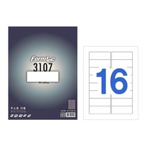 폼텍라벨지모음/A4라벨지/바코드/분류표기/화일인덱스, LQ-3107