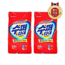 LG생활건강 수퍼타이 분말세제 리필 3kg x 2개