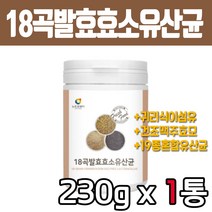 18곡 발효 곡물 효소 유산균 파우더 230g 바이오틱스 귀리 오트밀 식이섬유 락토바실러스 람노서스 프로 프리 신 포스트 남자 여자 남성 여성 유아 아이 성인 배변활동