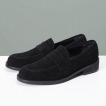 (즉시출고)CUSTOMADE 4cm 스웨이드 페니로퍼 피어슨(CR0047BK)