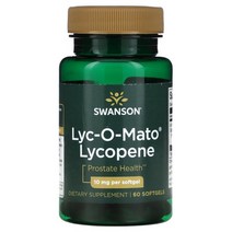 해외 3300001828 Swanson Lyc-O-Mato 라이코펜 10mg 소프트젤 60정, 10mg -선택하신 용량이 사진보다 우선합니다.