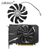 MSI GeForce GTX 1050 1650 1050Ti RX 550 GT 1030 용 비디오 카드 팬 85MM HA9010H12F-Z 그래픽 교체 냉각, 한개옵션0