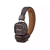 Marshall MAJOR II 블루투스 무선 헤드폰 이어폰 딥베이스 접이식 스포츠 게임용 헤드셋 (마이크 포함), 02 MAJOR II BT Brown