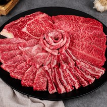 까박 투쁠 한우 모듬 1++ 구이용 한우한판, 한우모듬한판 600g (꽃등심+특수)