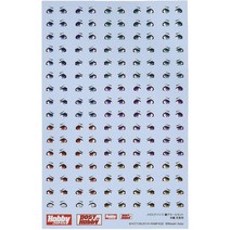 일본직발송 7. ホビージャパン(HobbyJAPAN) 취미 재팬 메가미 디바이스 눈동자 데칼 세트 슈라 닌자용 프, One Size_One Color, One Size_One Color, One Color