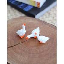 오리 미니어쳐 미니소품 동물조각상 공간활용소품