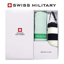 스위스밀리터리 5단 수동 네이비스트라이프 우산 + 120g면사 타올세트 우산타올세트 20개이상 인쇄가능, 기본세트 케이스, 쇼핑백 선택안함