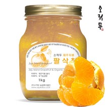 소적두 제주자몽 팔삭청(병) 팔삭 수제청 과일청, 1kg, 1병