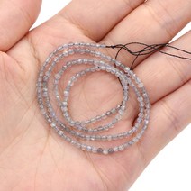 수석 돌 자연석 소장품 천연석 로즈 쿼츠 자수정 2 3mm 작은 라운드 섹션 스톤 루즈 비드 쥬얼리 제작 DI, 15 Flash Labradorite_01 2MM
